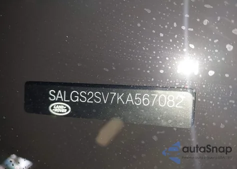 2019 Land Rover Range Rover 3.0L V6 Supercharged Hse z USA, uszkodzony, nr VIN SALGS2SV7KA567082